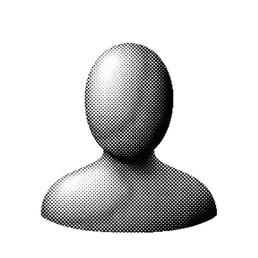 Dithered profile avatar